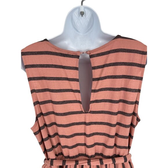 Torrid Textured Knit Culotte Jumpsuit With Tie Waist & Keyhole Back Size 3X - Picture 4 of 11